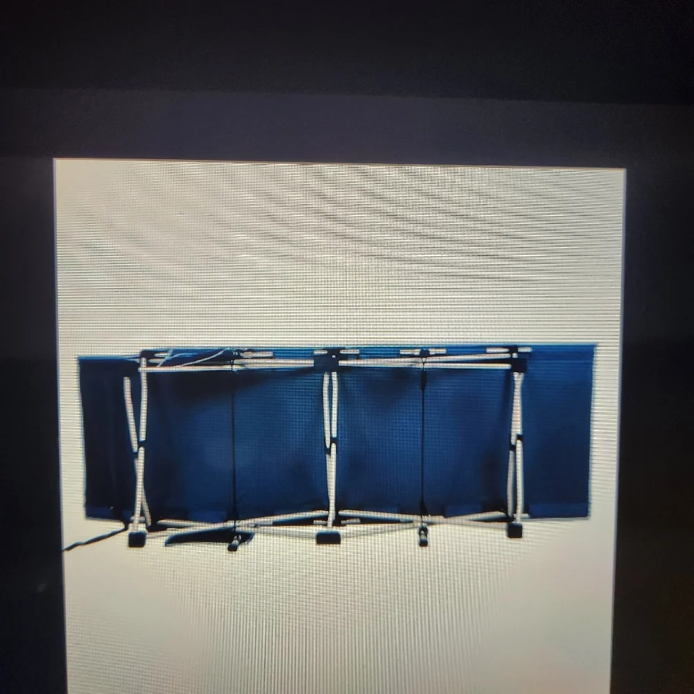 Camping folding bed